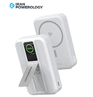 پاور بانک پاورولوژی استند شو Powerology Vision-10000MAH Magsafe Power Bank